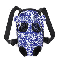 Breathable Portable Canvas Pet Chest Backpack