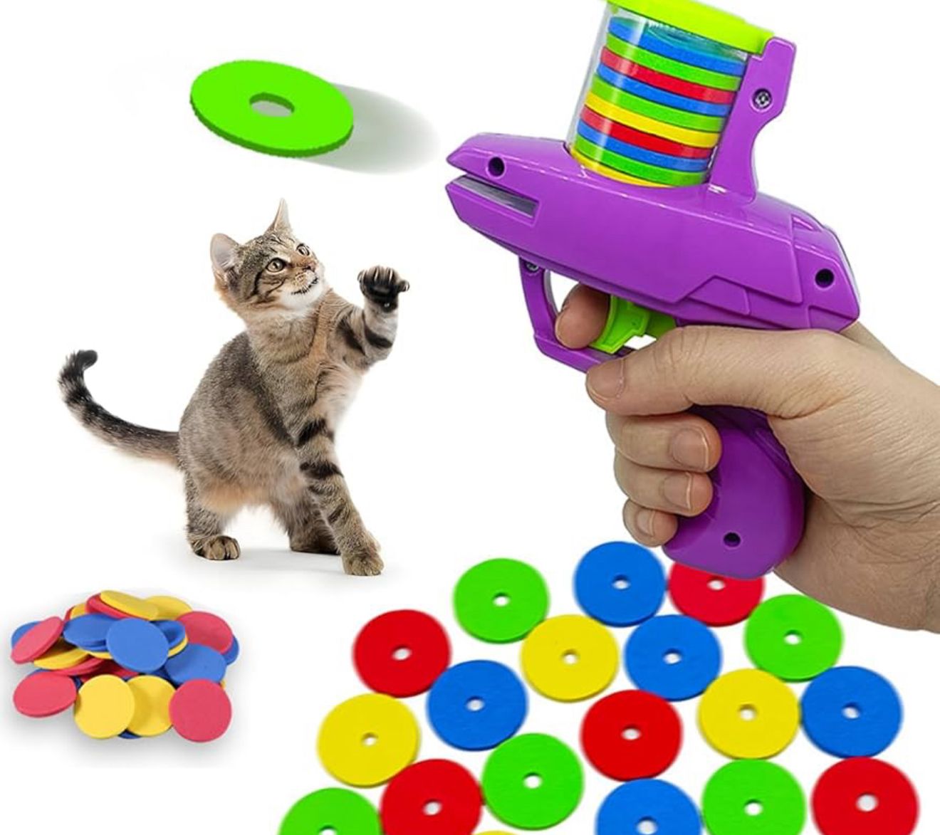 Interactive Cat Toy Launcher