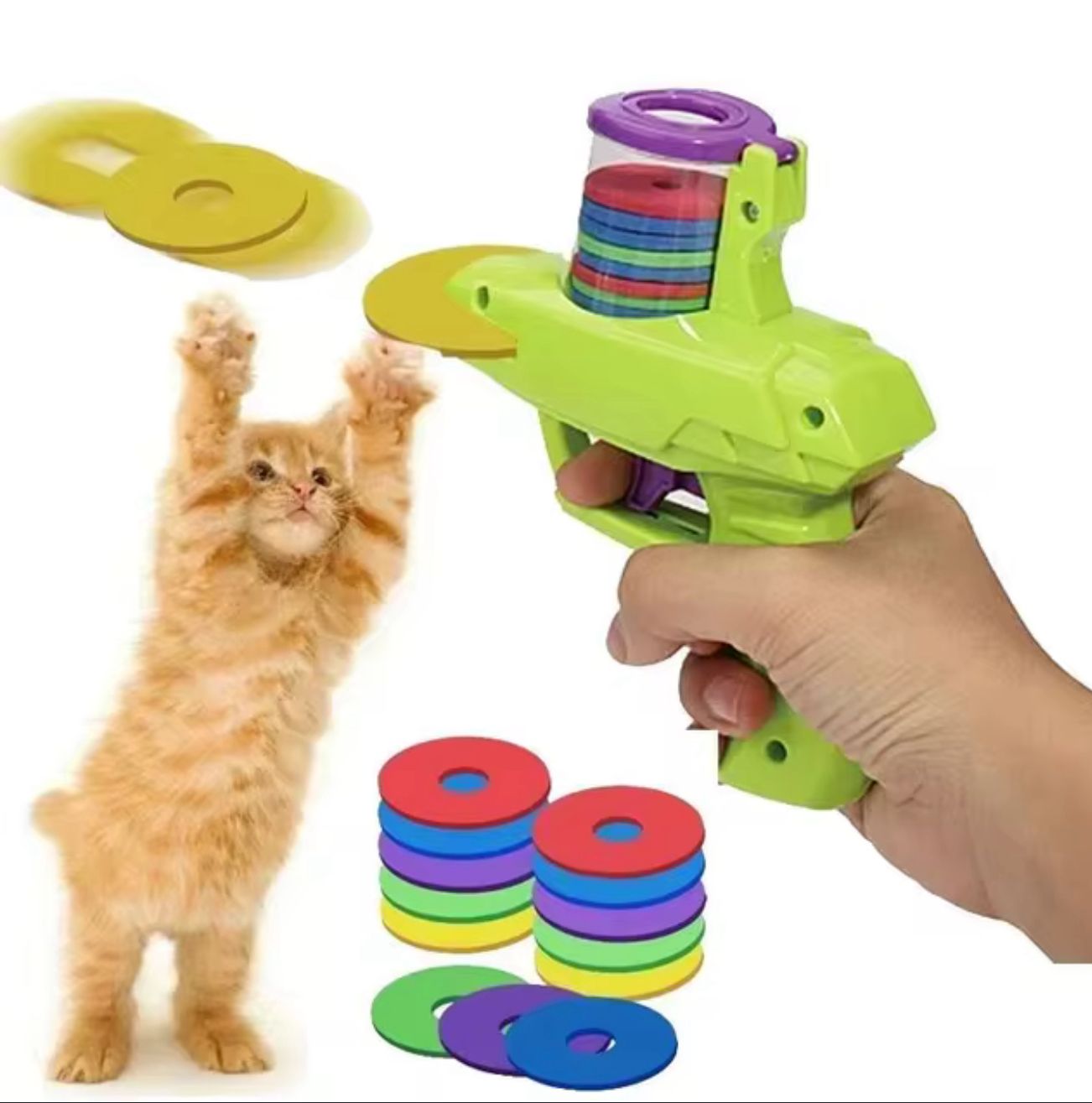 Interactive Cat Toy Launcher