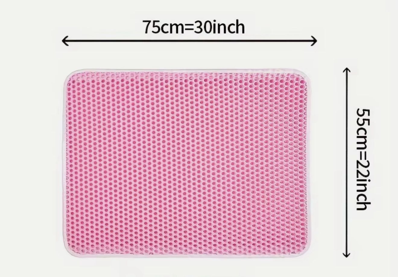 Double-Layer Cat Litter Mat