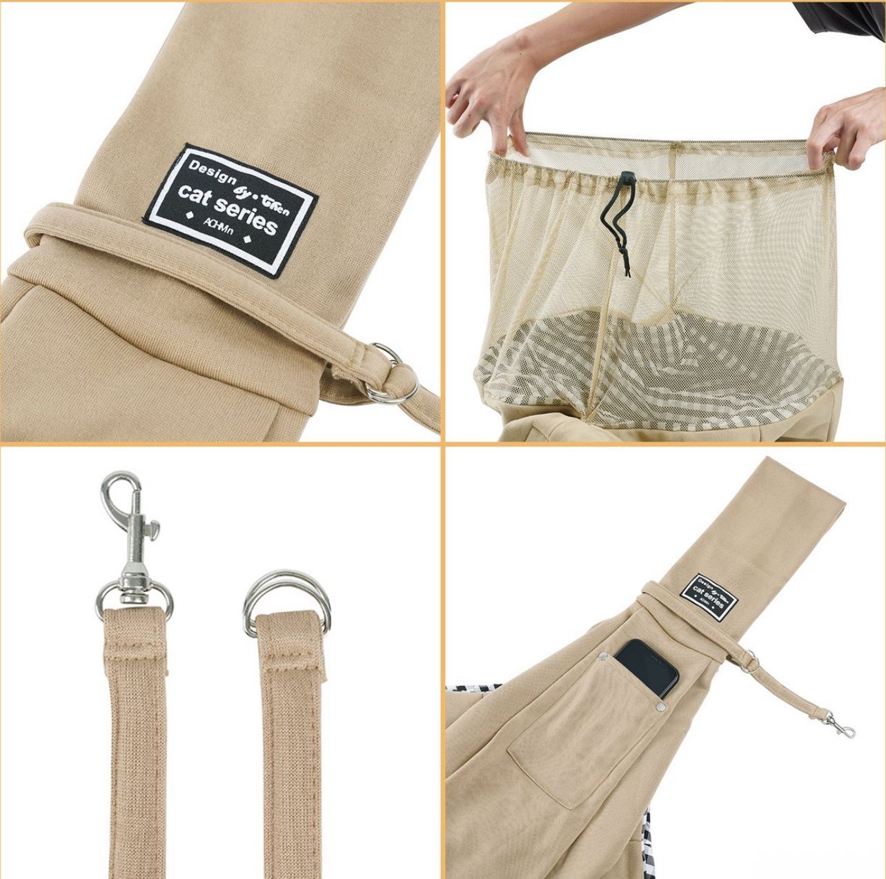 Pet Crossbody Carrier Bag