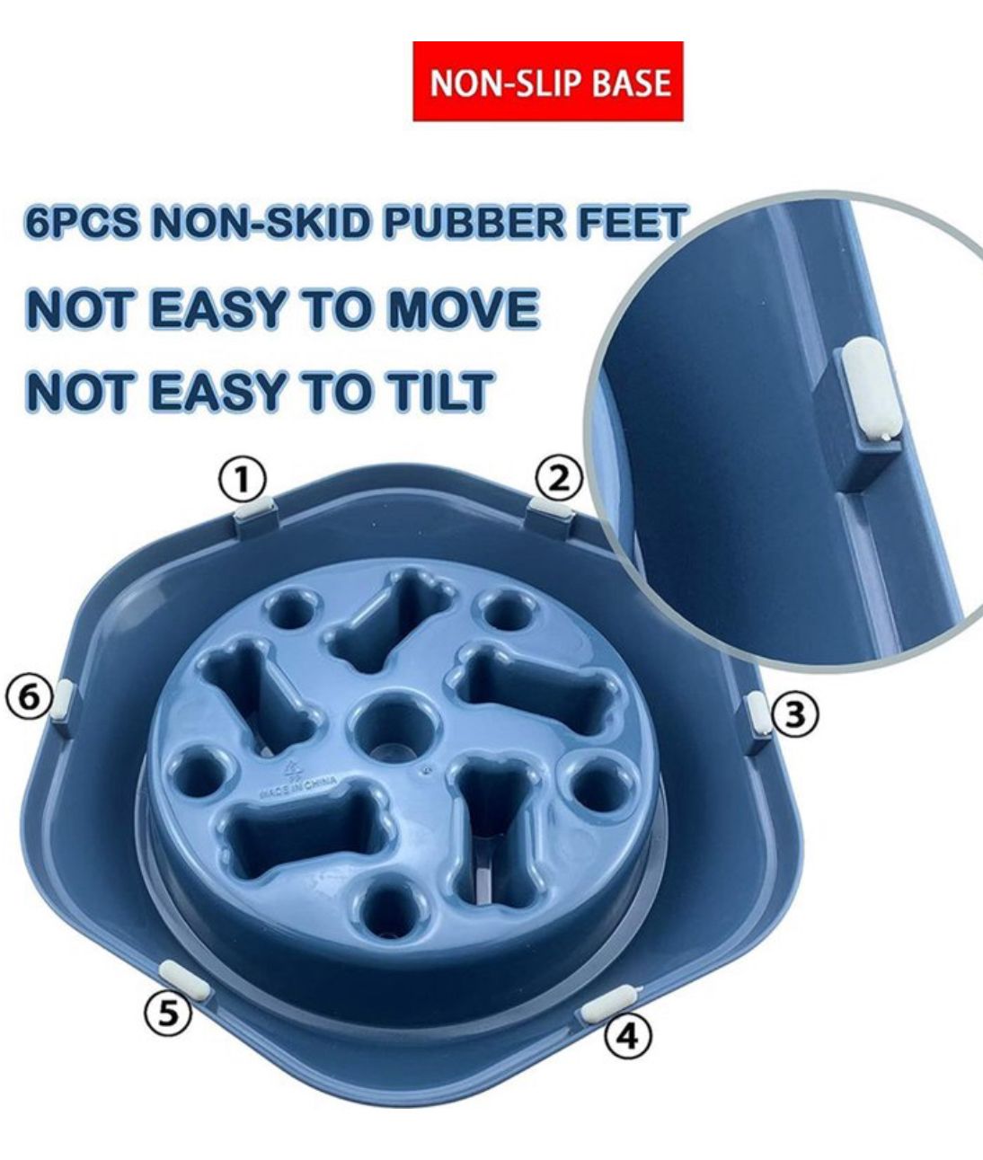 Slow Feeder Dog Bowl