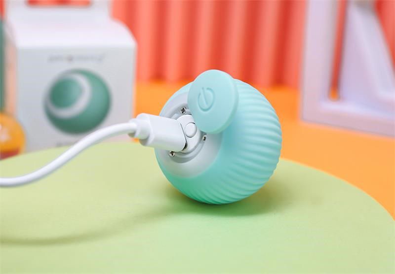 Smart Rolling Cat Teaser Ball for Self-Play